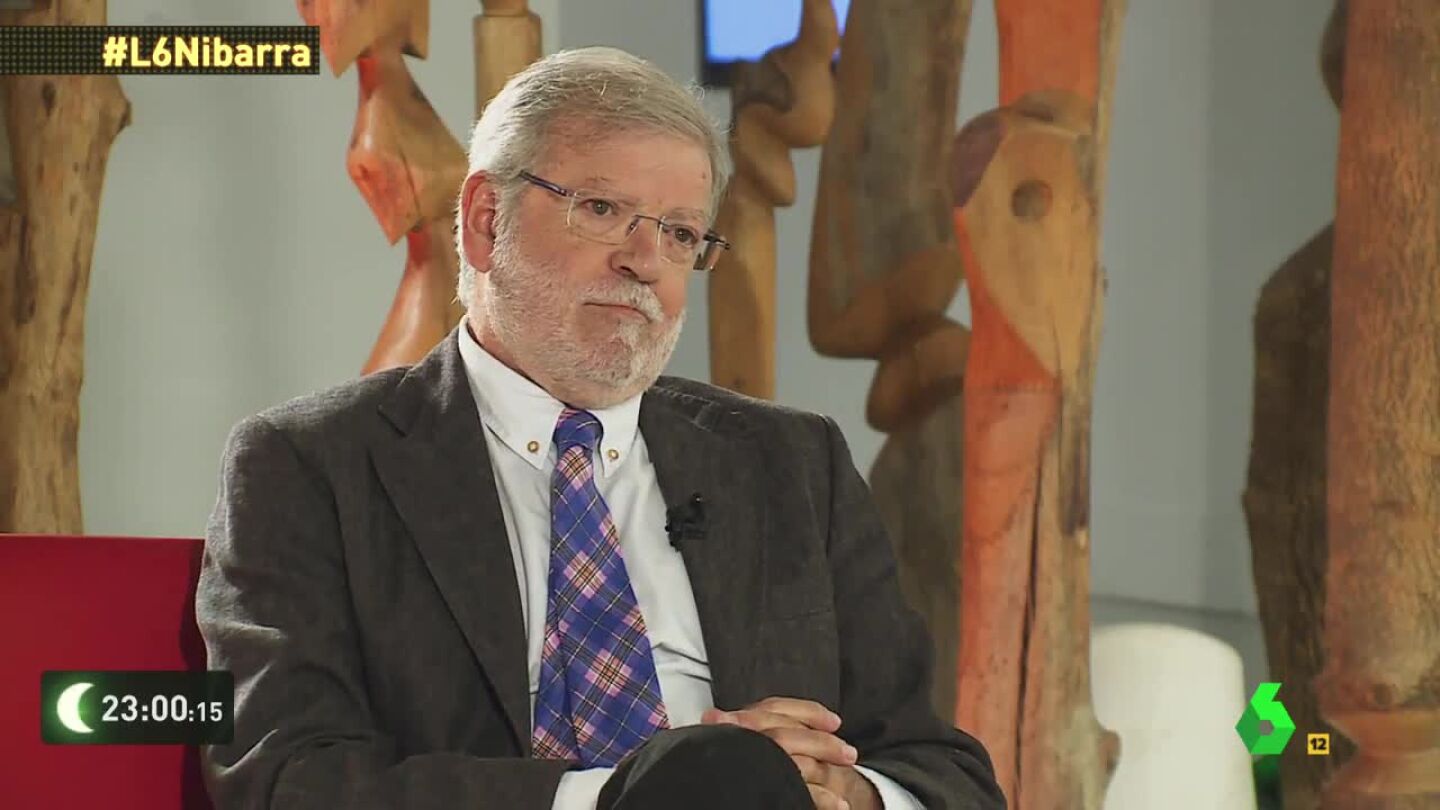 Rodr&iacute;guez Ibarra durante la entrevista en laSextaNoche 