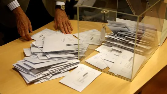 Imagen de archivo de una mesa electoral Elecciones Generales 2019