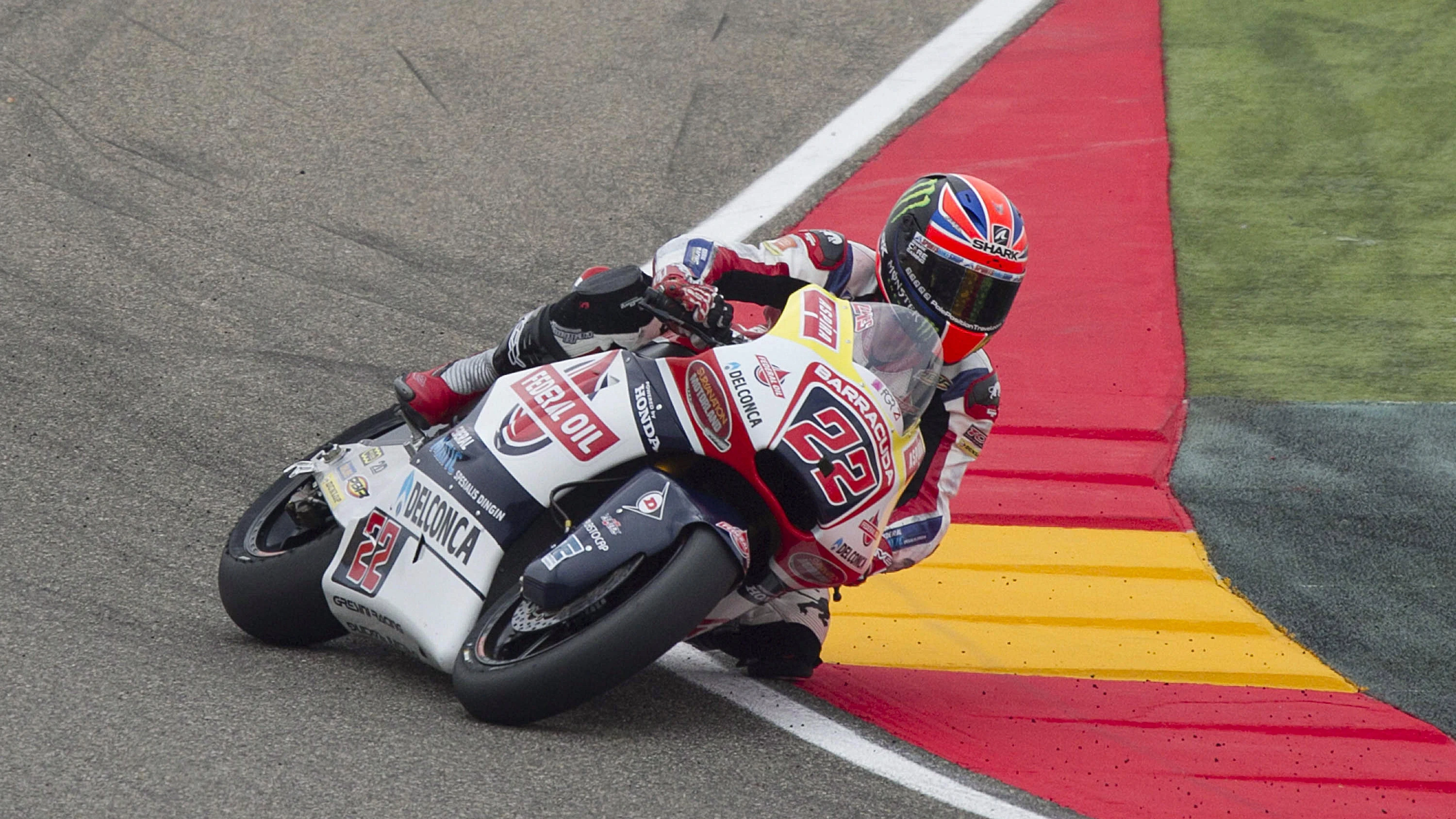 Sam Lowes, durante la carrera