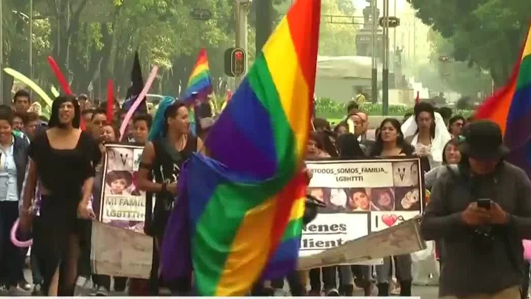 Manifestación LGTBI en México