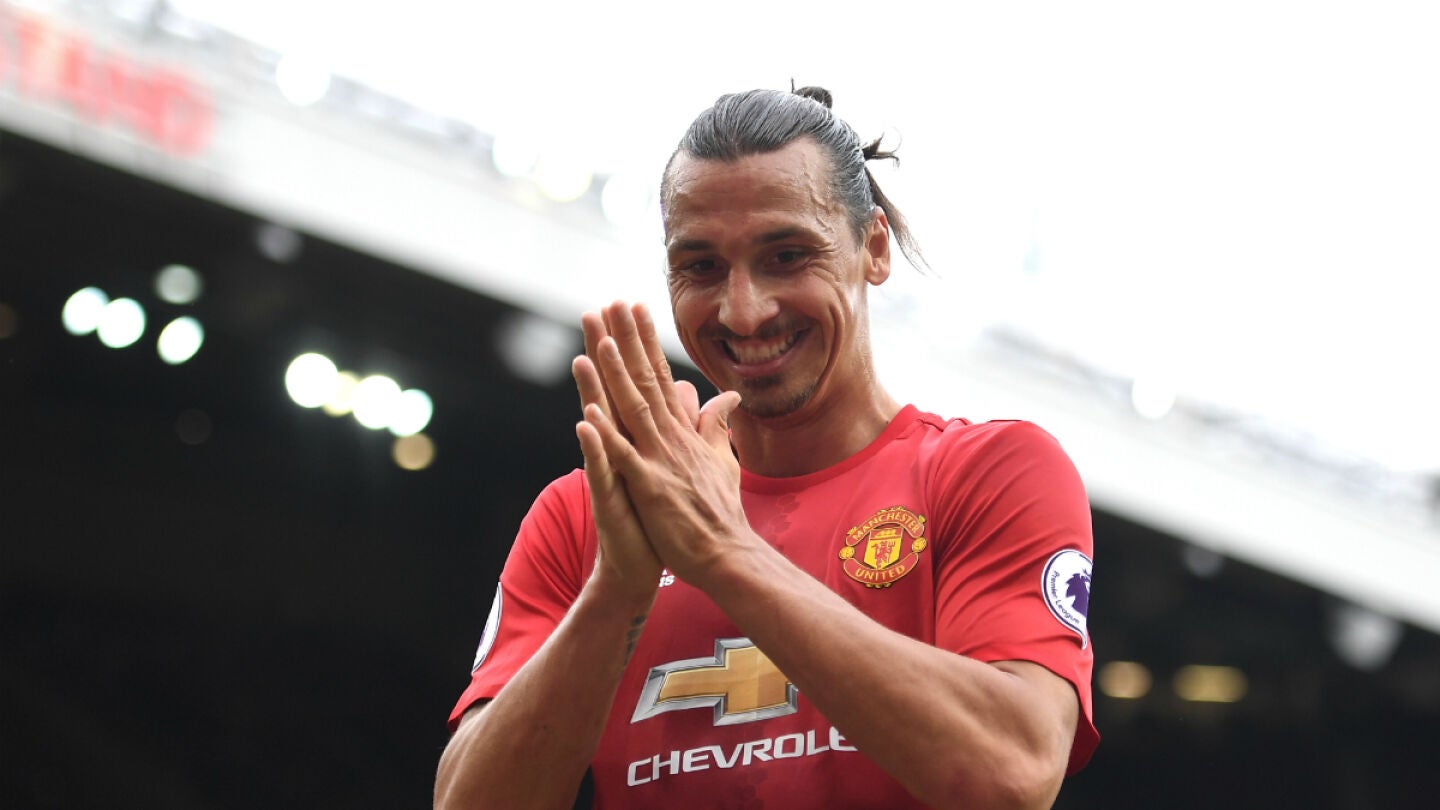Ibrahimovic, con el Manchester United