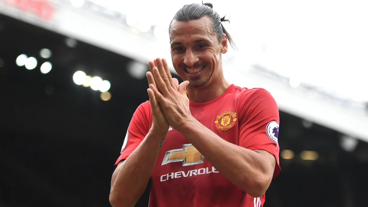 Ibrahimovic, con el Manchester United