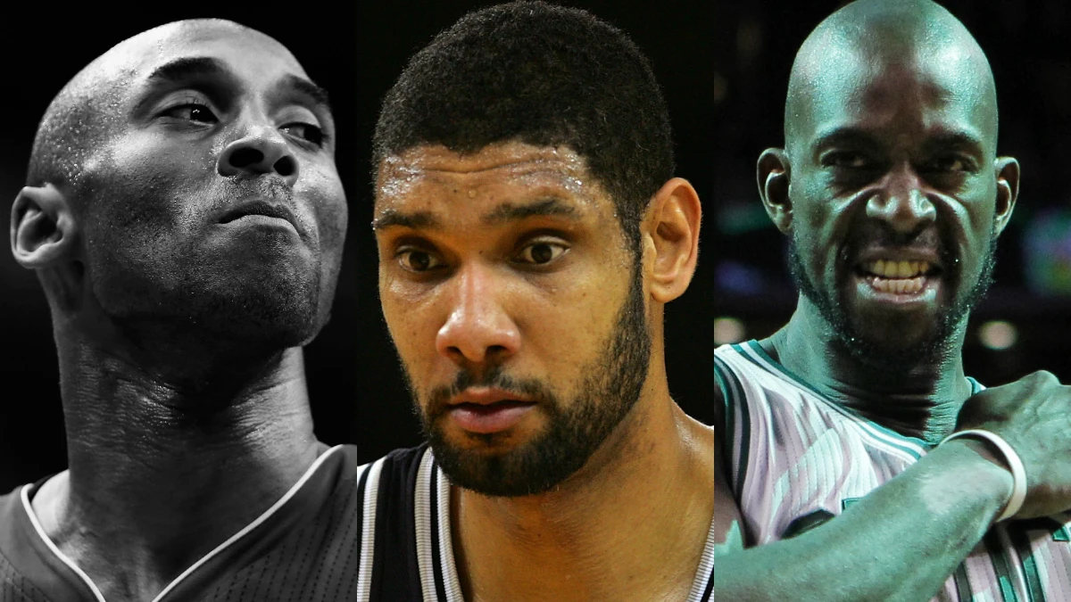 Kobe Bryant, Tim Duncan y Kevin Garnett dicen adiós a la NBA