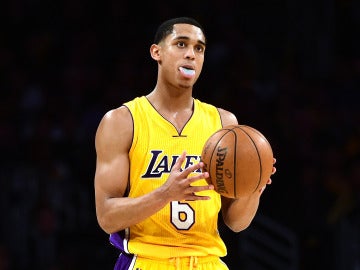 Jordan Clarkson, durante un partido con los Lakers Jordan Clarkson, durante un partido con los Lakers