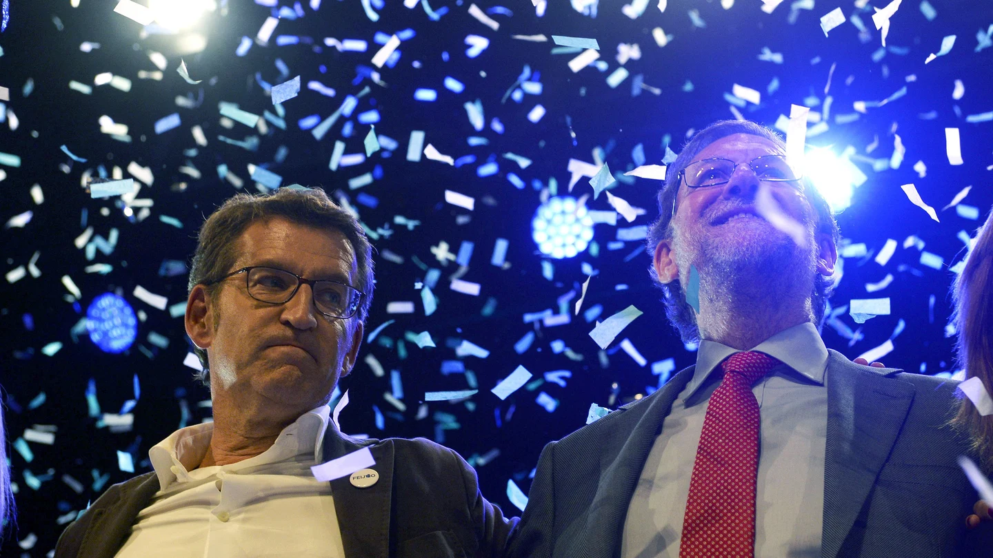Alberto Núñez Feijóo y Mariano Rajoy Alberto Núñez Feijóo y Mariano Rajoy