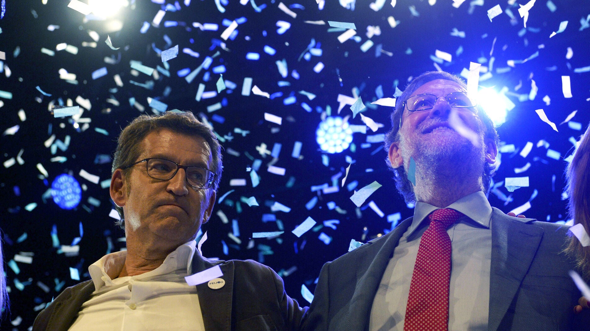 Alberto Núñez Feijóo y Mariano Rajoy