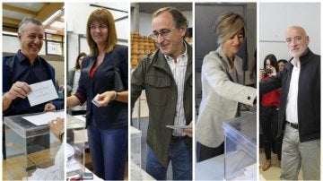 Líderes vascos votan