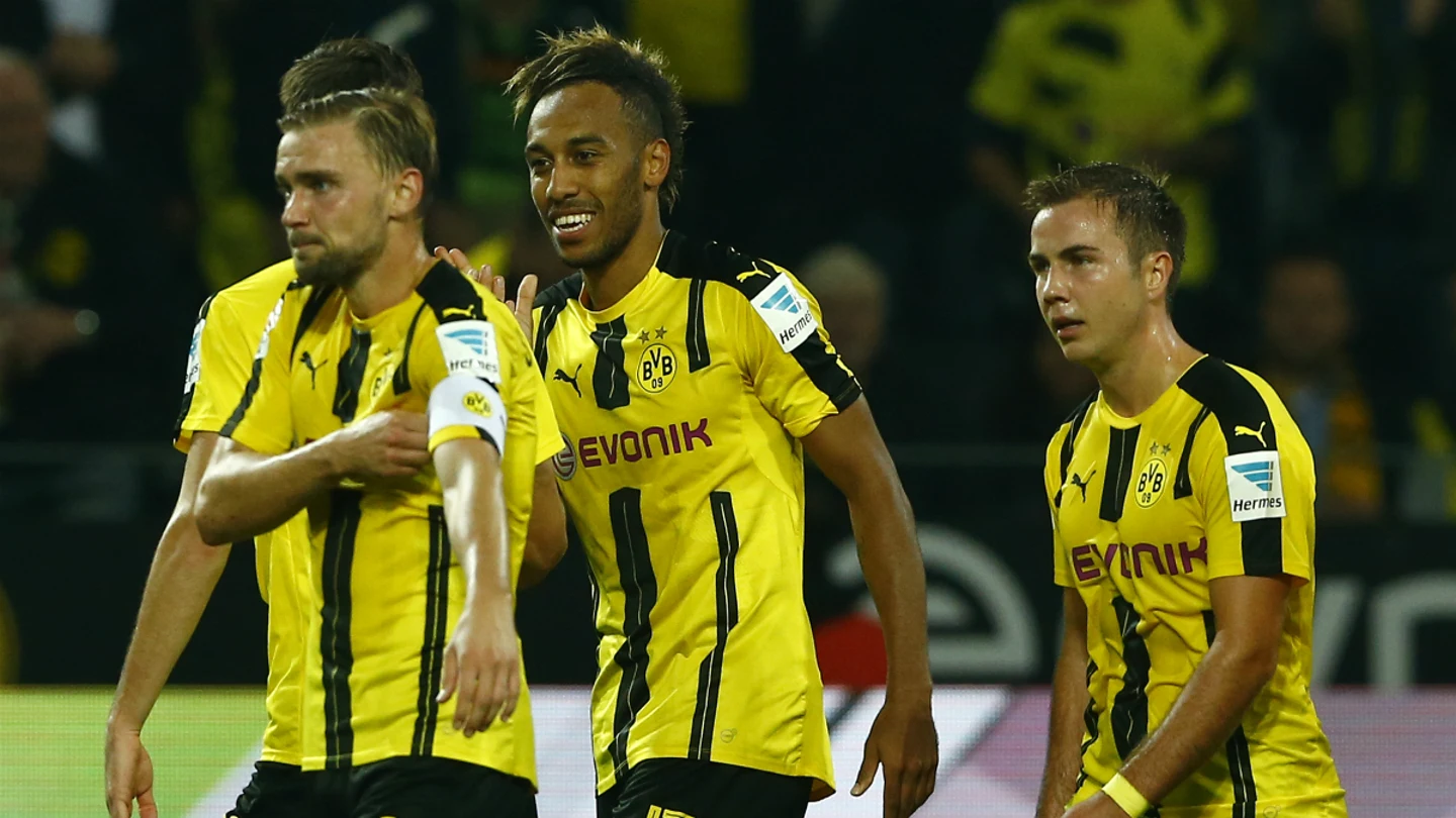 El Borussia de Dortmund celebra un gol El Borussia de Dortmund celebra un gol
