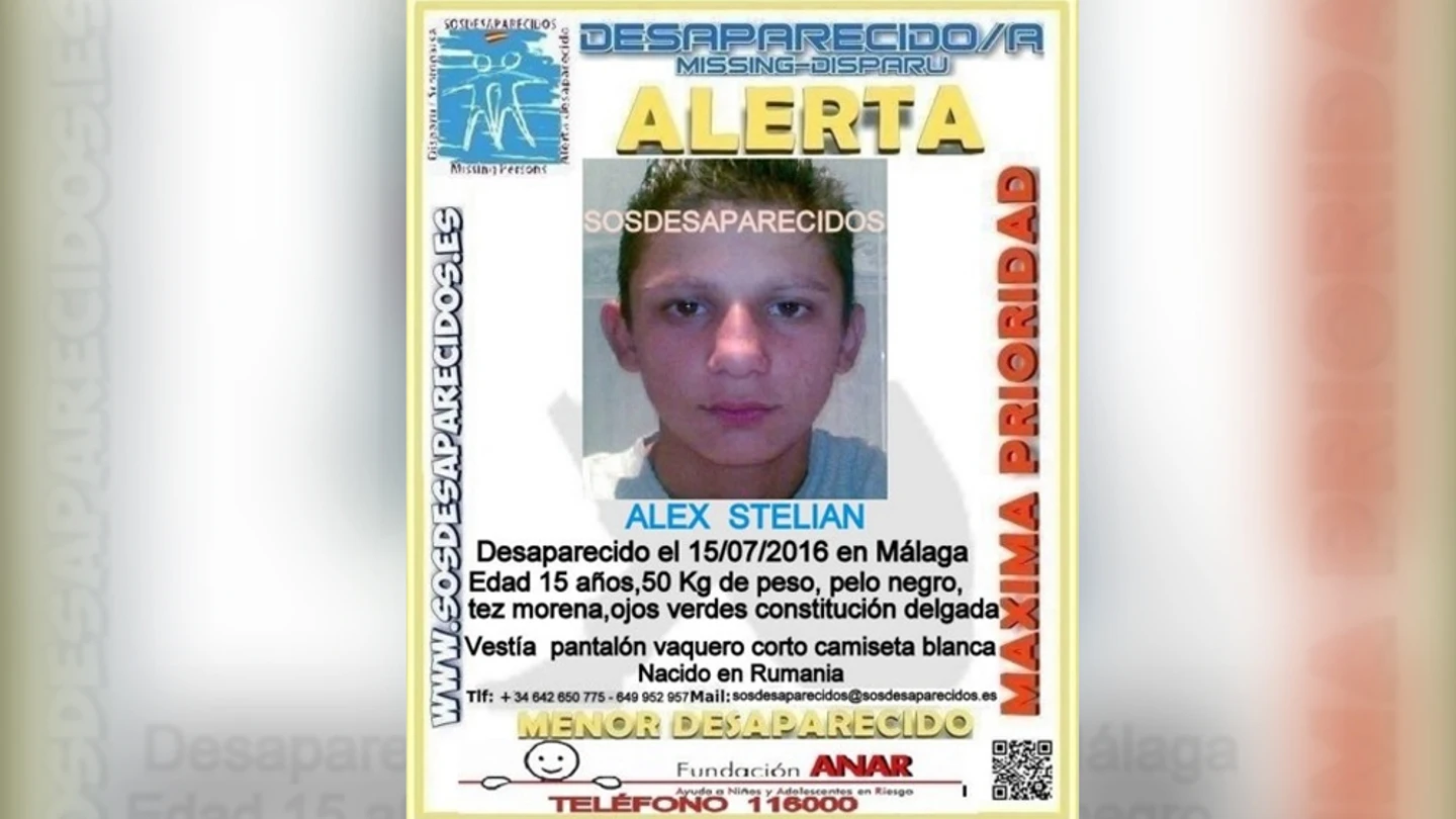 Alex Stelian, desaparecido Alex Stelian, desaparecido