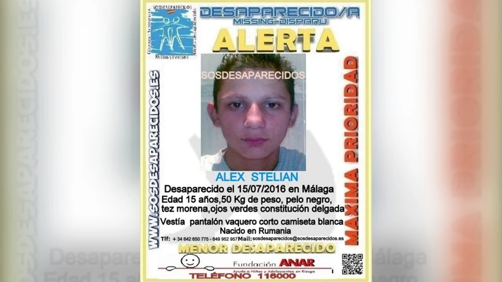 Alex Stelian, desaparecido