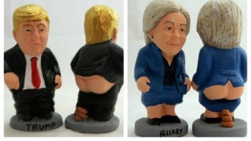 Los 'caganers' de los candidatos a la presidencia de los EEUU