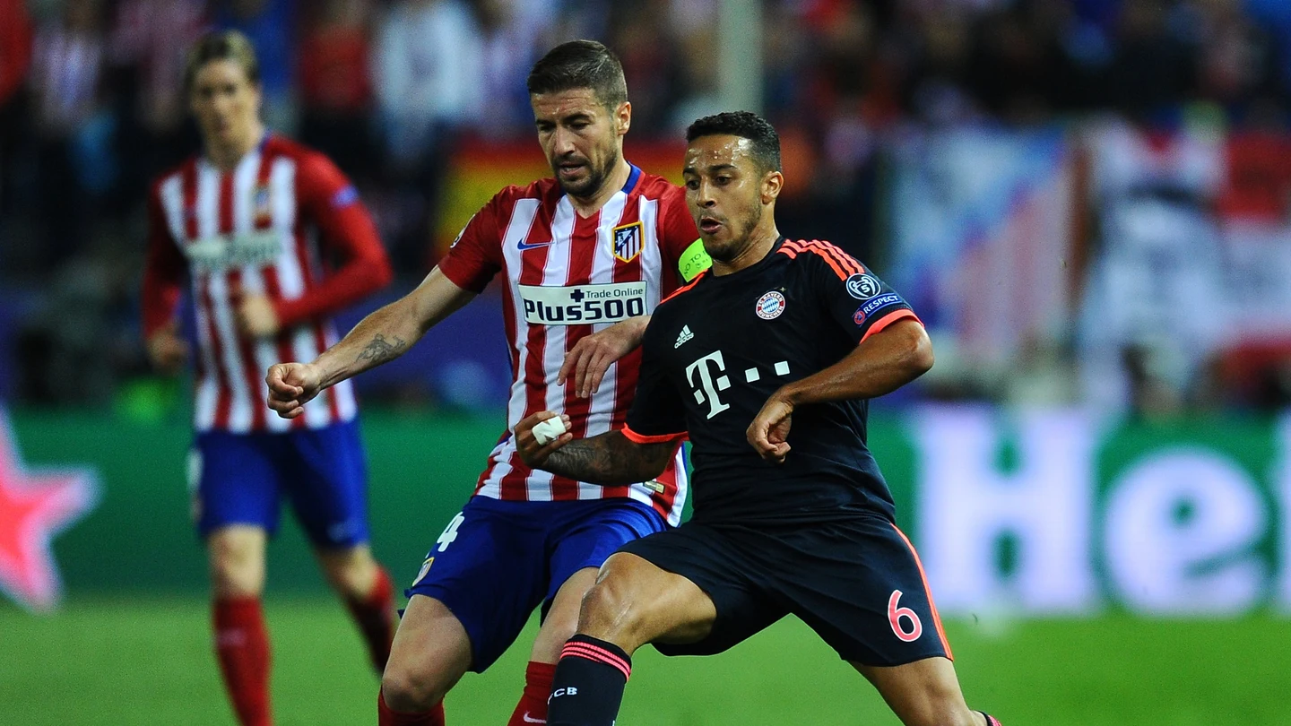 Thiago en las semis de la Champions de la temporada pasada ante el Atlético. Thiago en las semis de la Champions de la temporada pasada ante el Atlético.