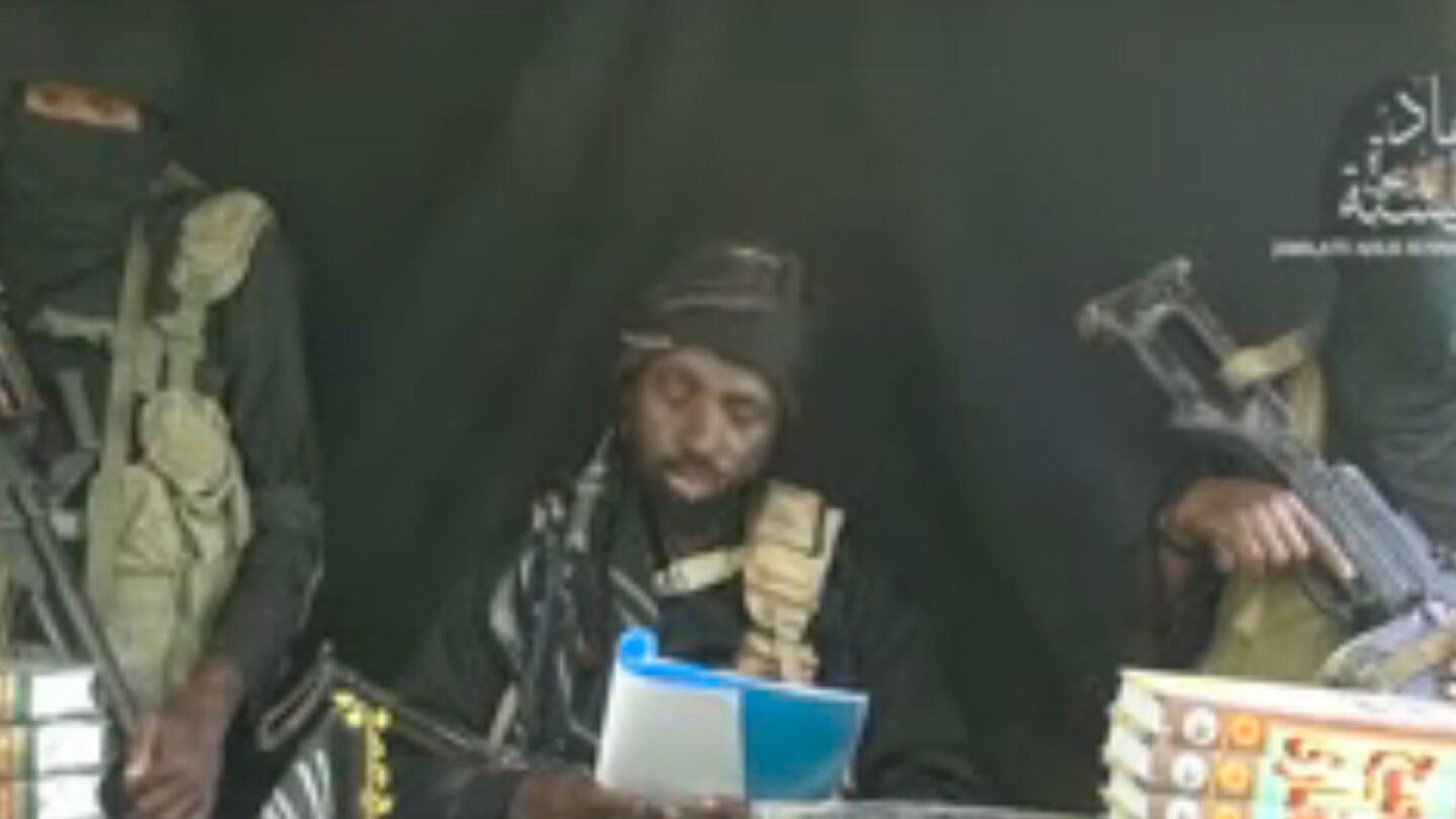 Abubakar Shekau, l&iacute;der del grupo yihadista nigeriano Boko Haram