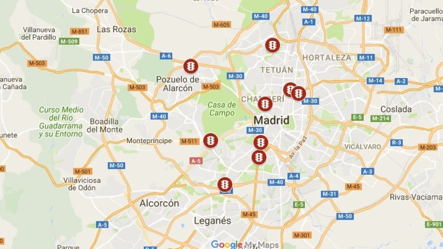 Sem&aacute;foros Madrid