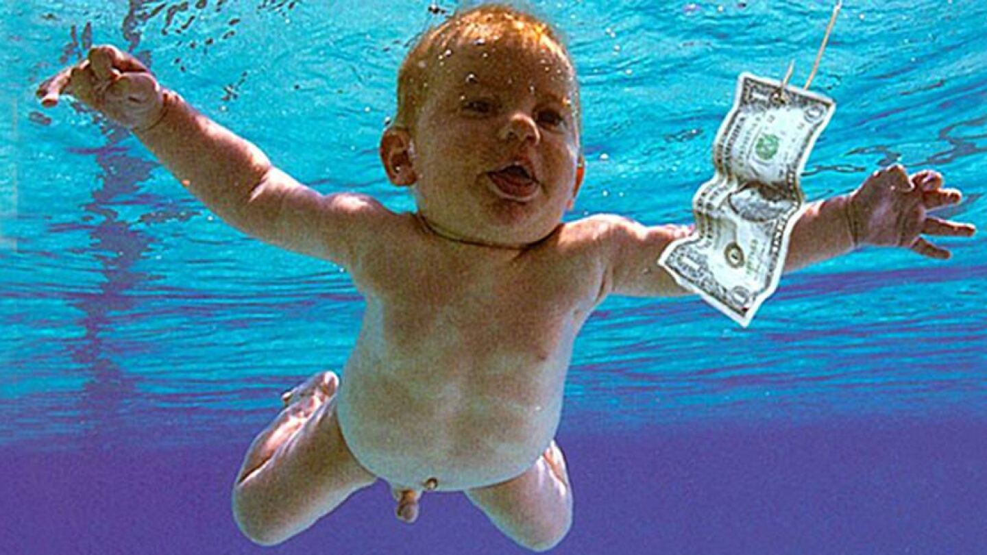 La portada de 'Nevermind' de Nirvana