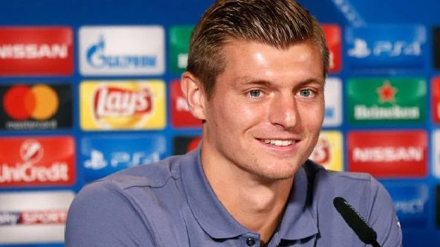 Toni Kroos, en rueda de prensa previa al partido de Champions League ante el Borussia Toni Kroos, en rueda de prensa previa al partido de Champions League ante el Borussia