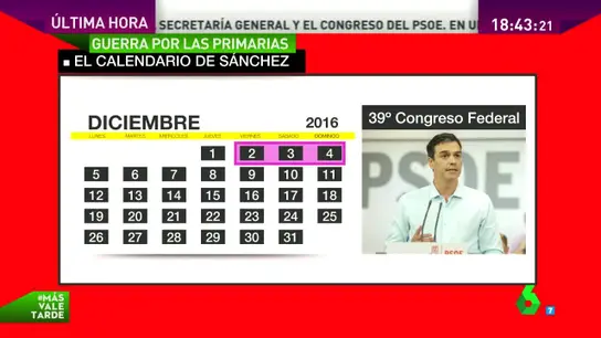 El calendario de Sánchez El calendario de Sánchez