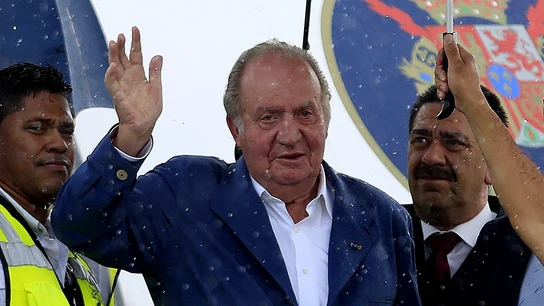 El Rey Juan Carlos llega a Cartagena El Rey Juan Carlos llega a Cartagena