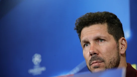 Simeone, en rueda de prensa Simeone, en rueda de prensa