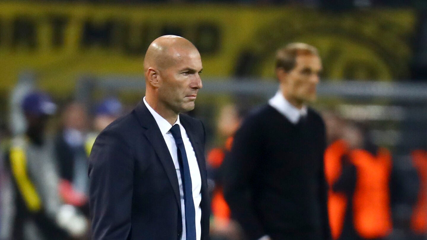 Zinedine Zidane, entrenador del Real Madrid