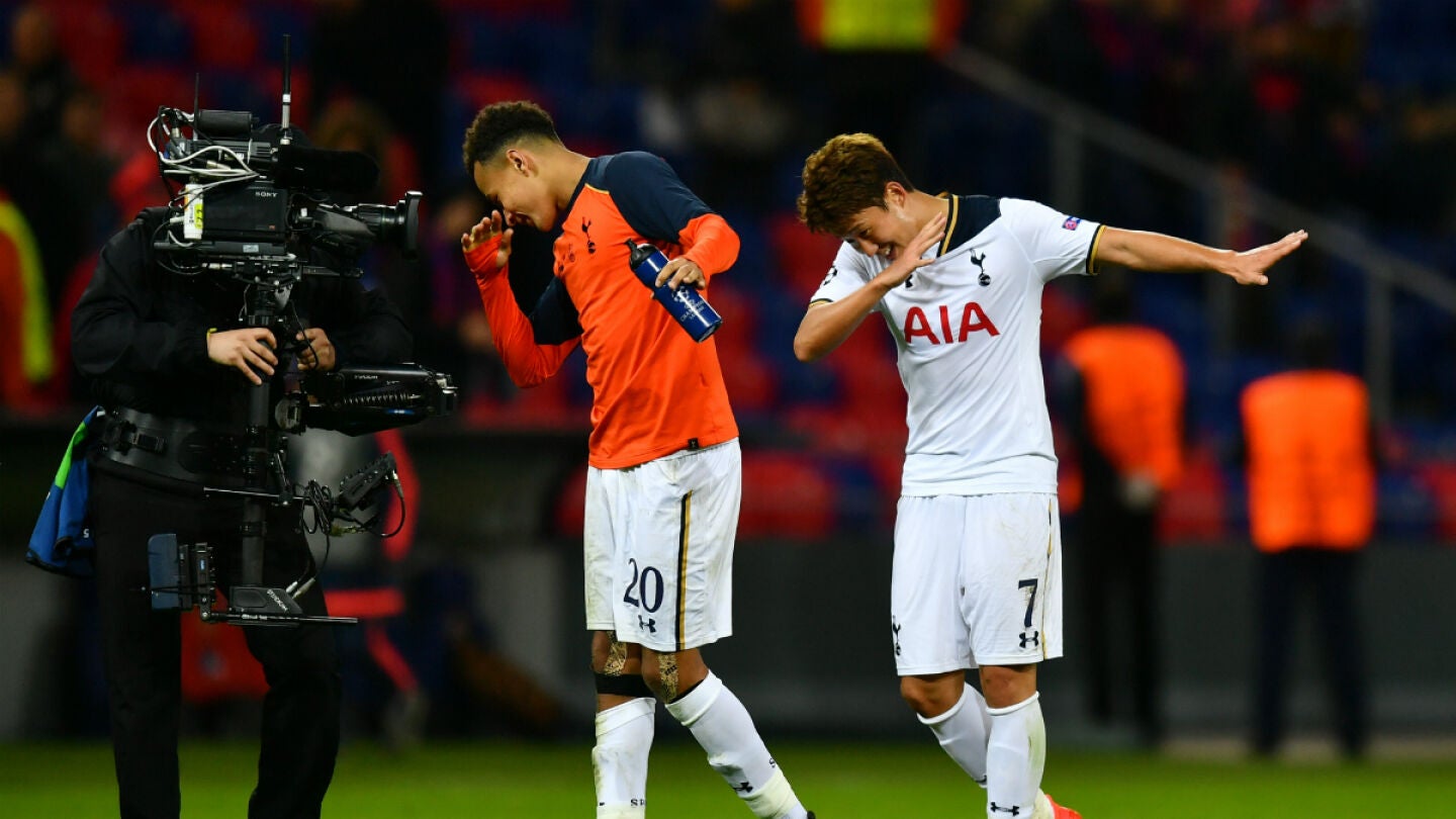 Son, feliz tras la victoria del Tottenham