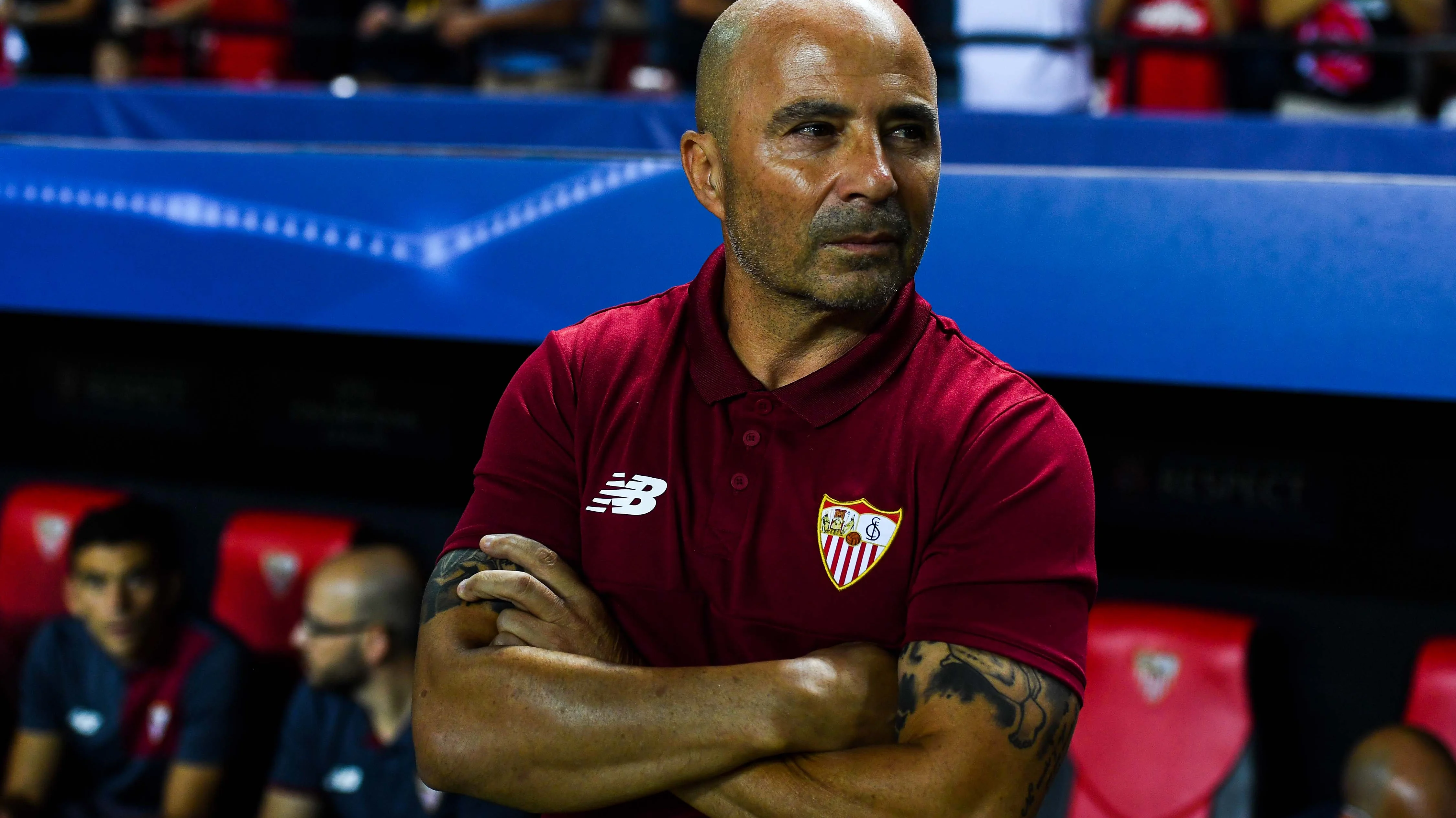 Sampaoli, pensativo antes del encuentro Sampaoli, pensativo antes del encuentro