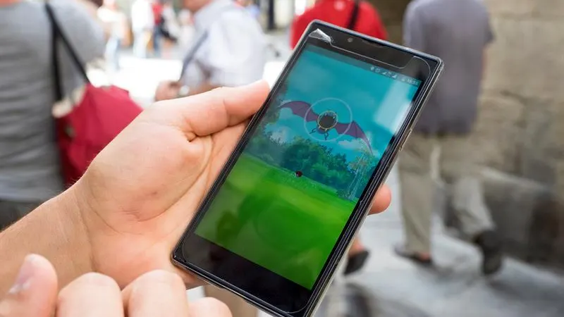 Vista del juego 'Pokémon Go' en un smartphone
