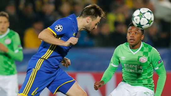 Momento del encuentro entre el Rostov y el PSV Momento del encuentro entre el Rostov y el PSV