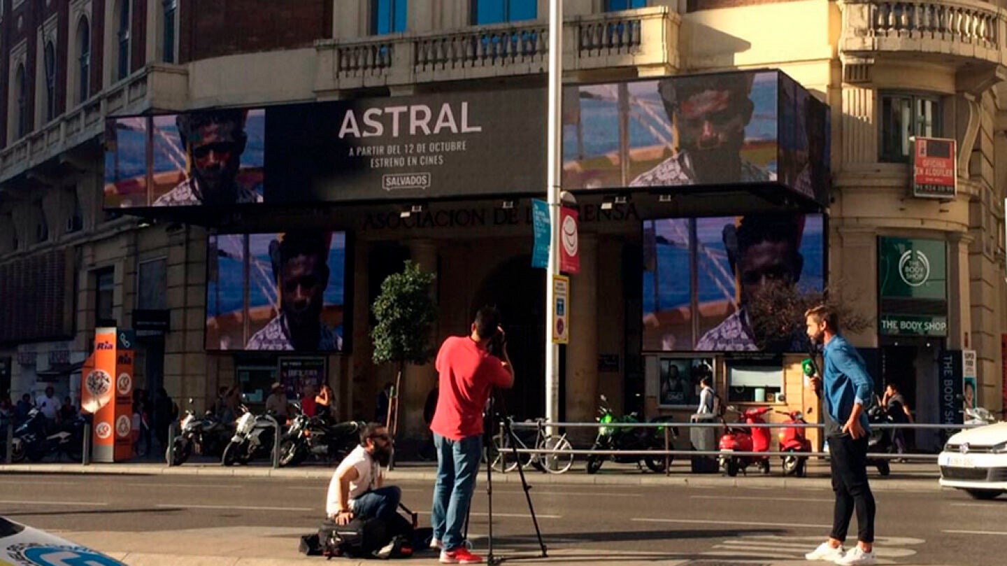 Astral en las pantallas de los Cines Palacio de la Prensa de Madrid