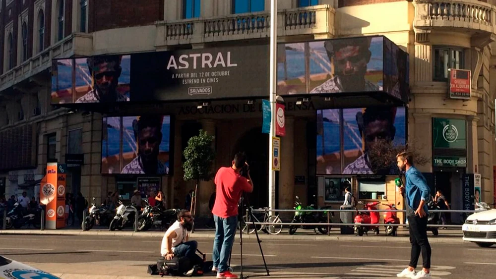 Astral en las pantallas de los Cines Palacio de la Prensa de Madrid