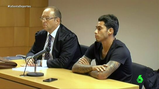 Frame 22.223415 de: Sergio Araujo, acude a un juicio r&aacute;pido tras dar positivo en un control de alcoholemia
