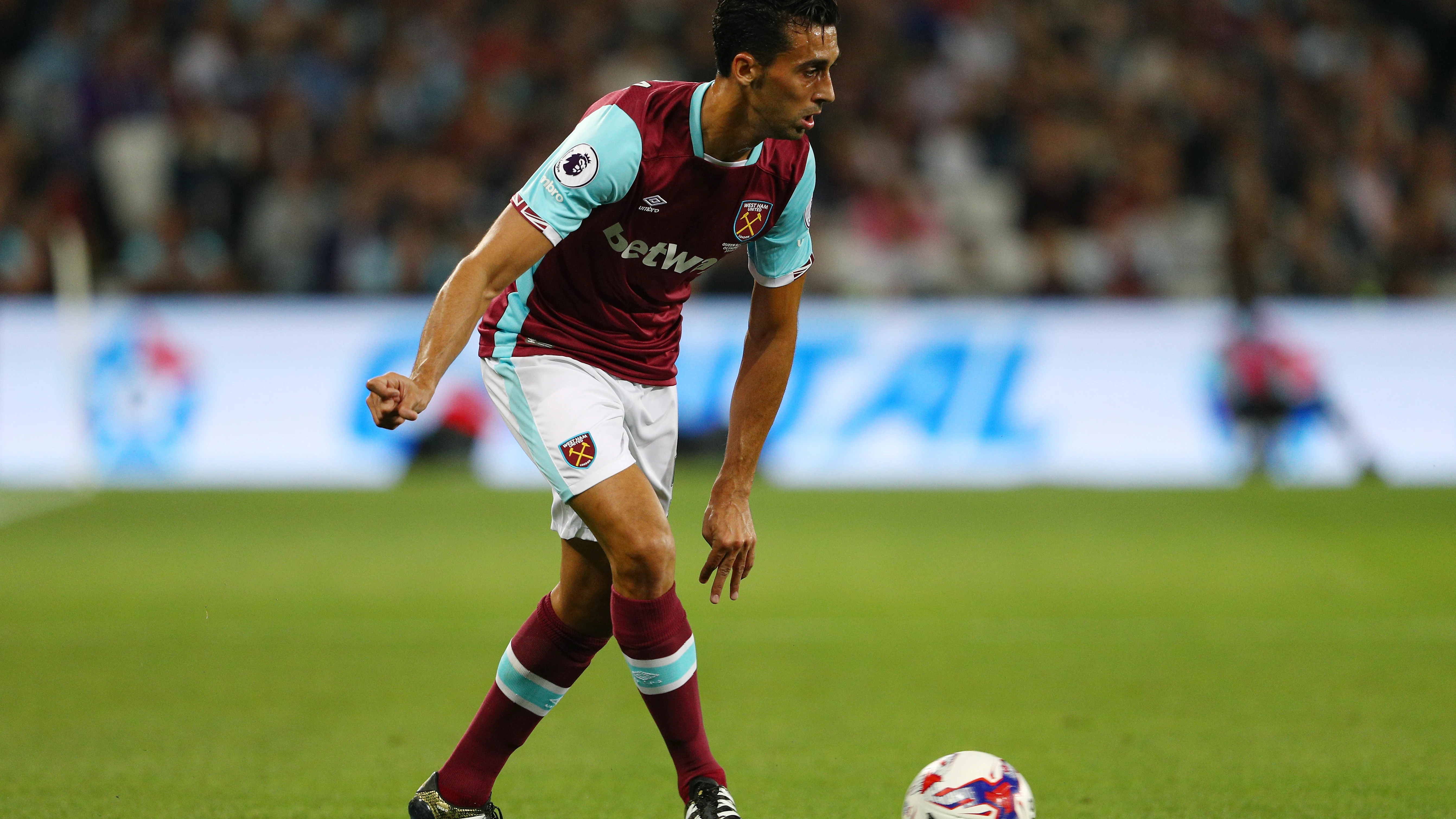 Arbeloa debutando con el West Ham en la Premier.