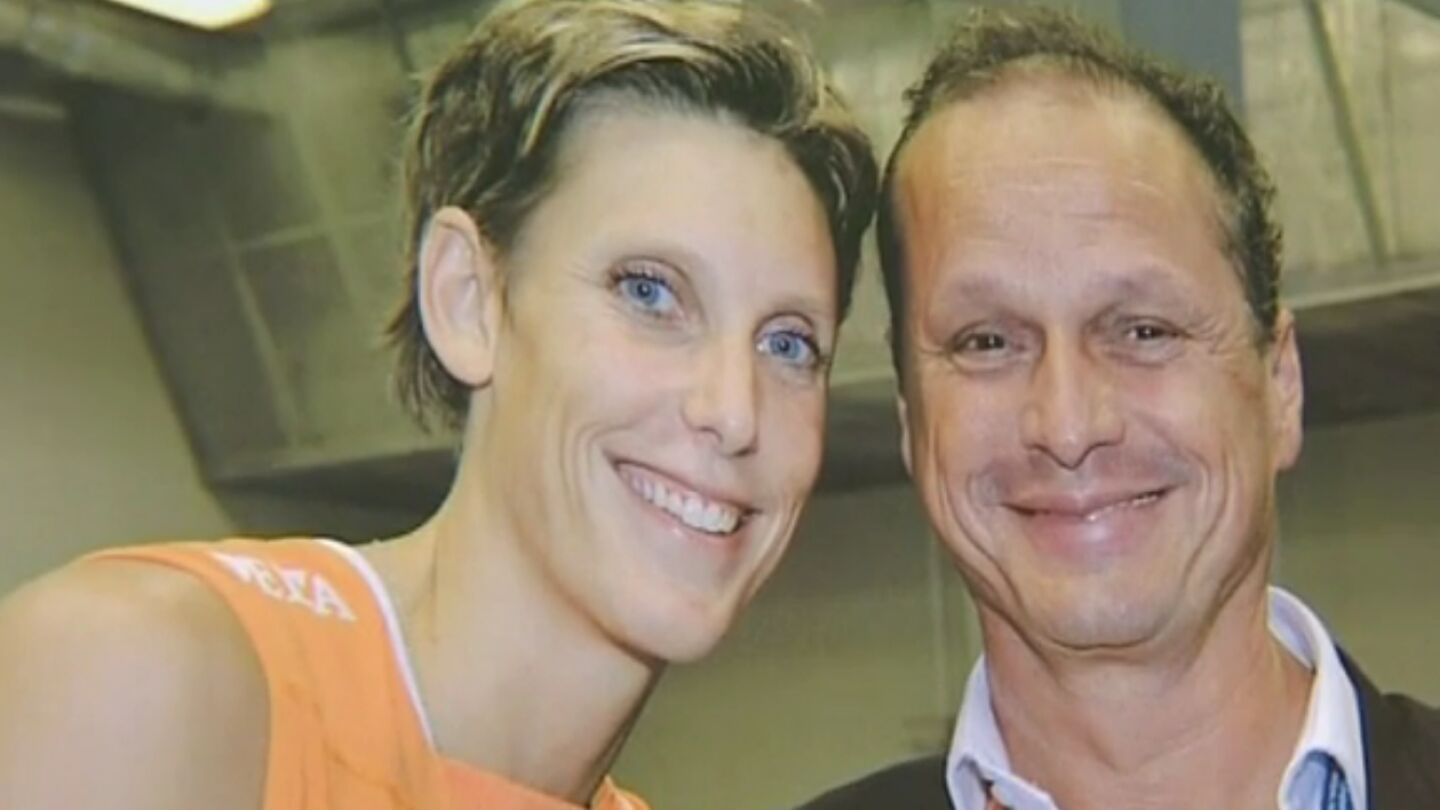 Ingrid Visser y su marido