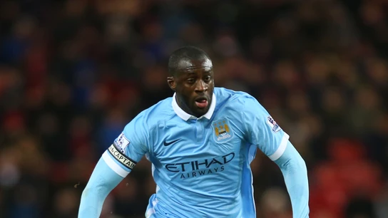 Touré Yayá, en uno de sus últimos partidos con el City Touré Yayá, en uno de sus últimos partidos con el City