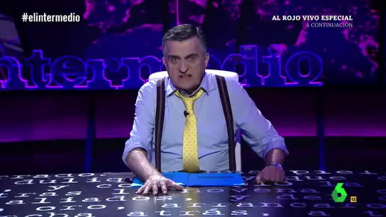 El Gran Wyoming, en El Intermedio El Gran Wyoming, en El Intermedio