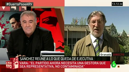 Pérez Tapias: "Cuando han visto que Sánchez podía desbloquear la situación han salido todos los fantasmas" Pérez Tapias: "Cuando han visto que Sánchez podía desbloquear la situación han salido todos los fantasmas"