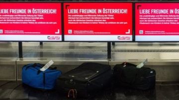 Funcionarios del aeropuerto de Graz, en Austria, encuentran intestinos de un hombre en una maleta