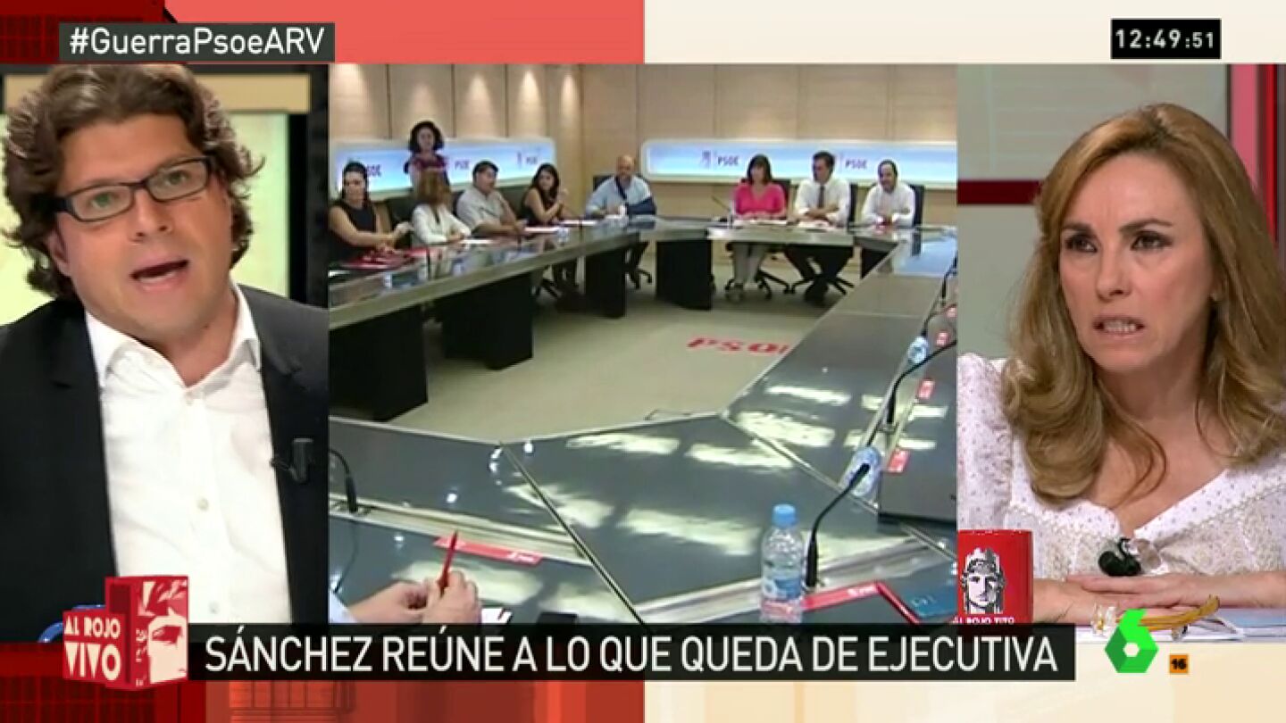 Frame 223.694286 de: &iquest;Elecciones, abstenci&oacute;n o una hipot&eacute;tica investidura de S&aacute;nchez?: ARV, m&aacute;s al rojo que nunca: "Haya calma, esto no es Ferraz"