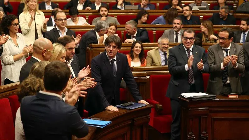 El presidente de la Generalitat, Carles Puigdemont El presidente de la Generalitat, Carles Puigdemont