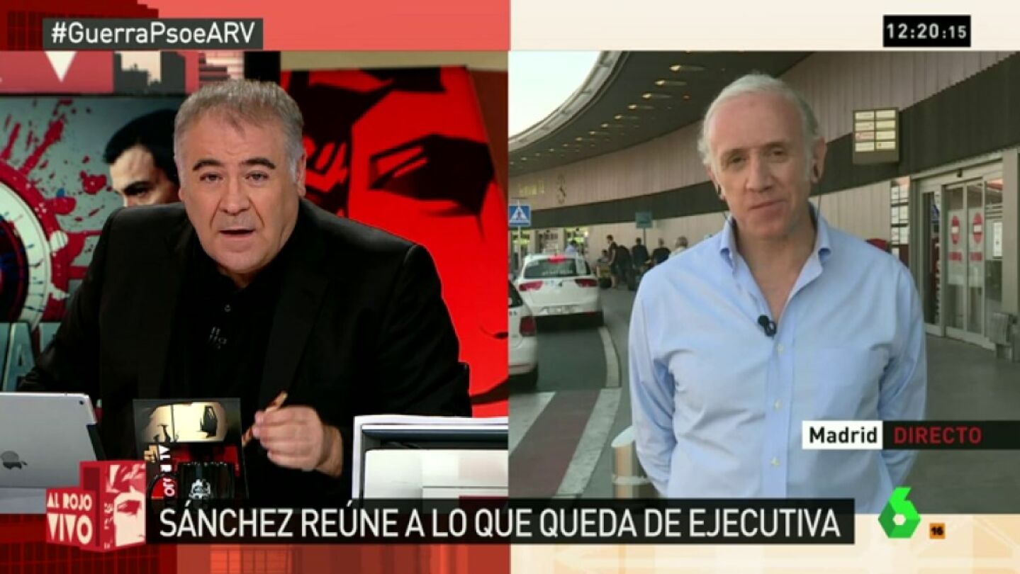 Eduardo Inda: "Son los &uacute;ltimos coletazos de Pedro S&aacute;nchez. Por el bien del partido debe ajustarse a la legalidad e irse"