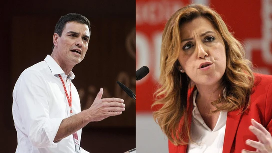 Pedro Sánchez y Susana Díaz Pedro Sánchez y Susana Díaz