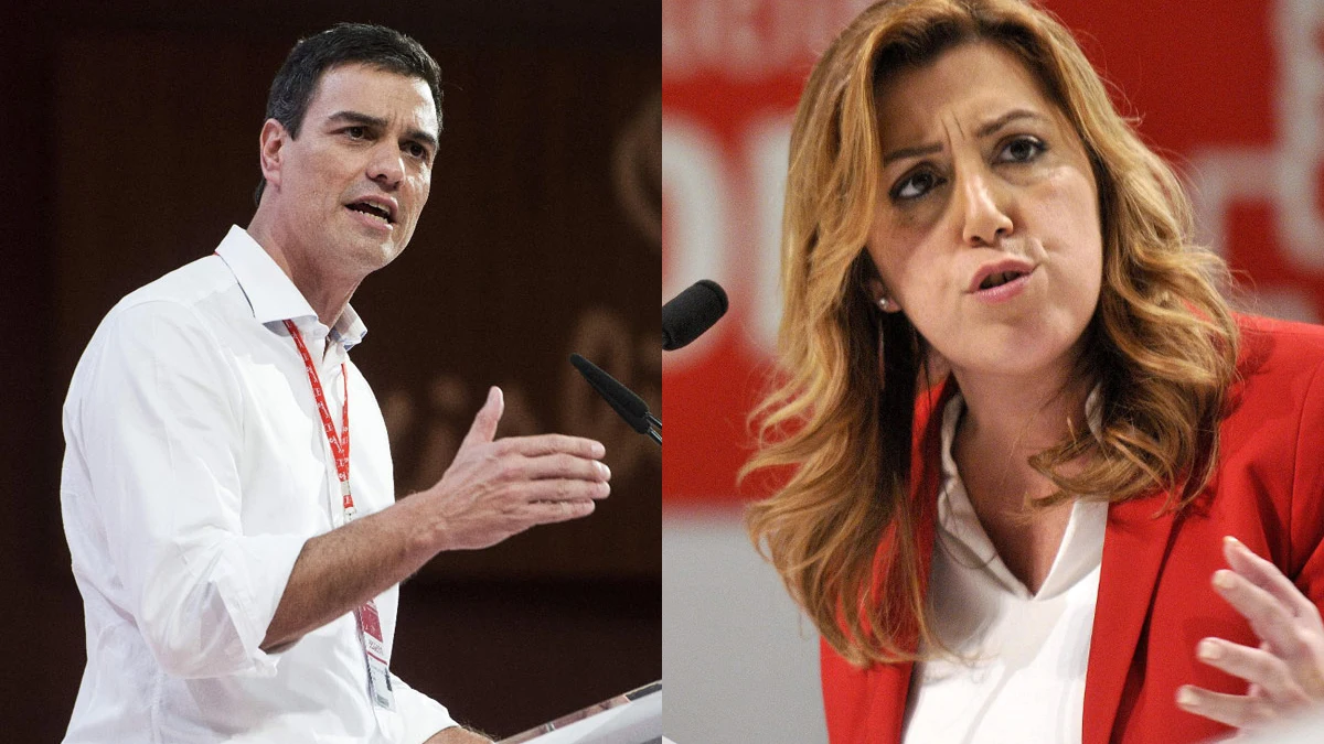 Pedro Sánchez y Susana Díaz