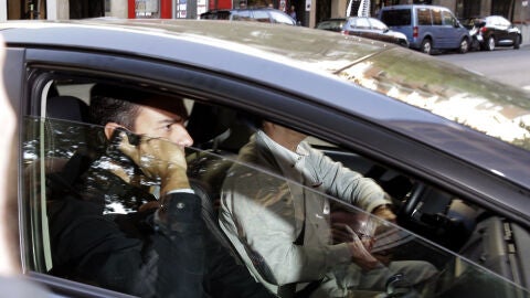 Pedro S&aacute;nchez a su llegada a Ferraz