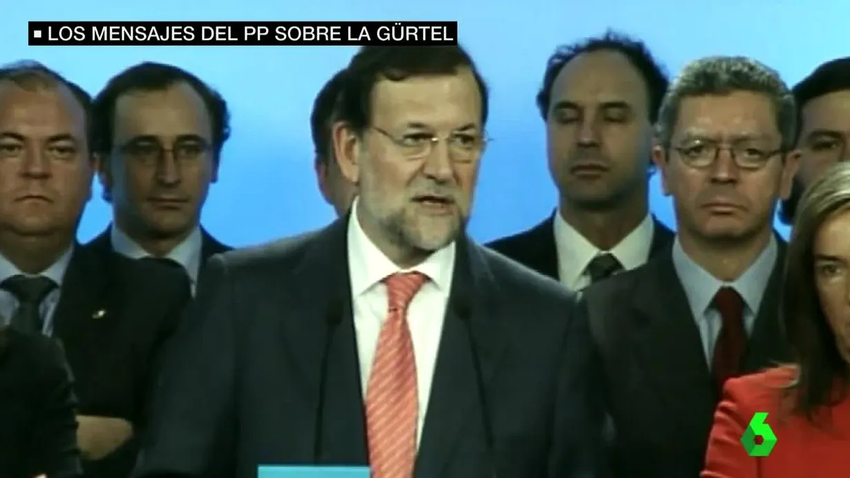 Los mensajes del PP sobre Gürtel Los mensajes del PP sobre Gürtel