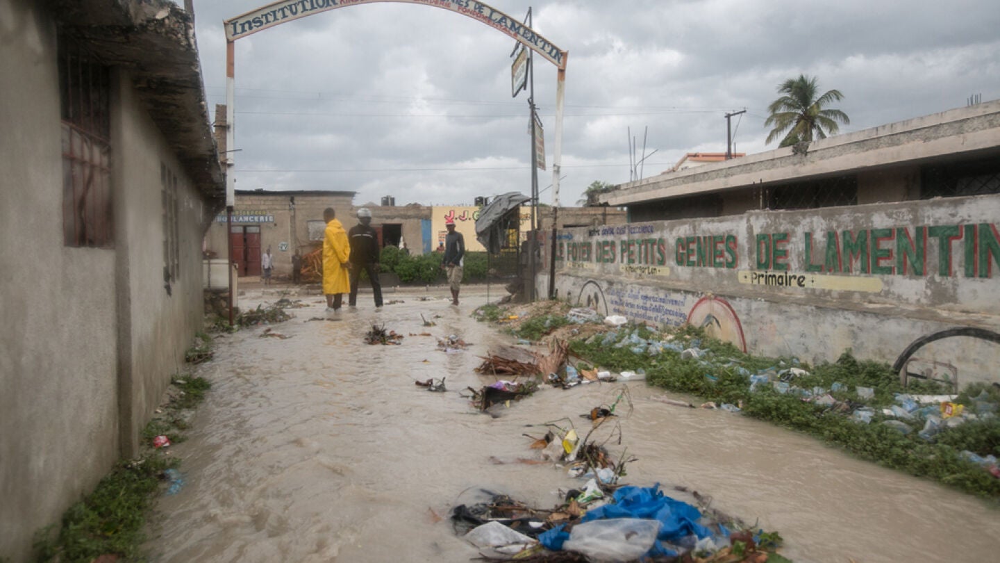 Consecuencias del paso del hurac&aacute;n Matthew en Hait&iacute;