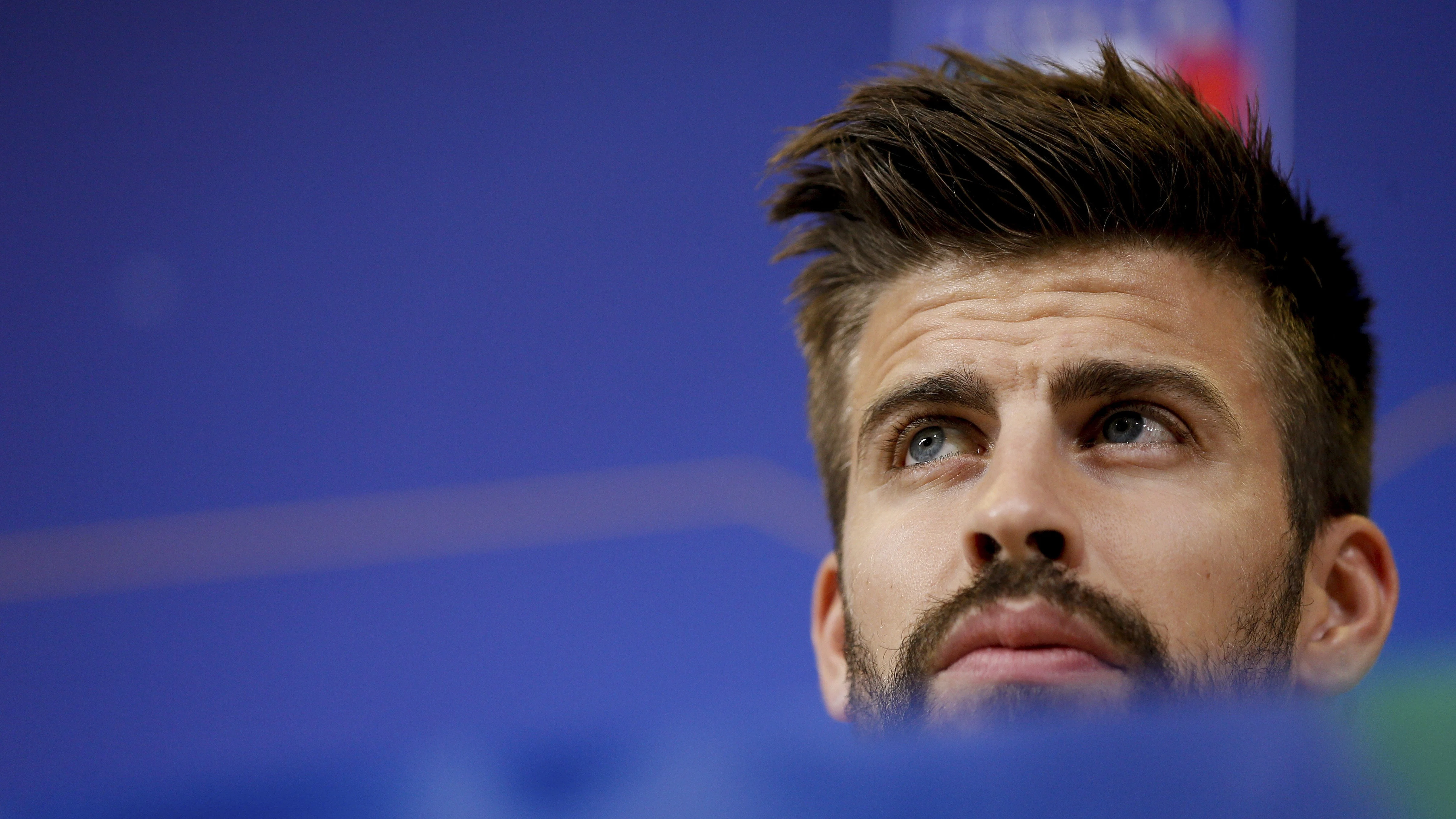 Gerard Piqu&eacute;, en rueda de prensa
