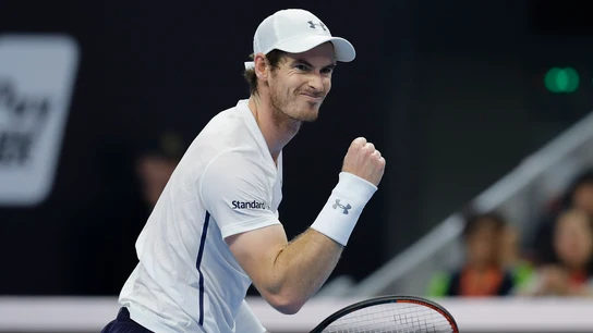 Andy Murray durante un partido en el Open de Pekín Andy Murray durante un partido en el Open de Pekín