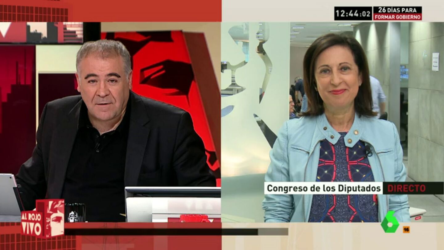 Frame 0.0 de: Margarita Robles: "El PP quiere a toda costa unas terceras elecciones, eso est&aacute; clar&iacute;simo"