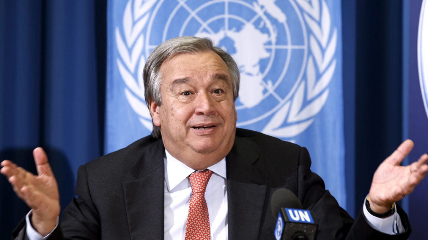 El portugu&eacute;s Antonio Guterres en una imagen de archivo