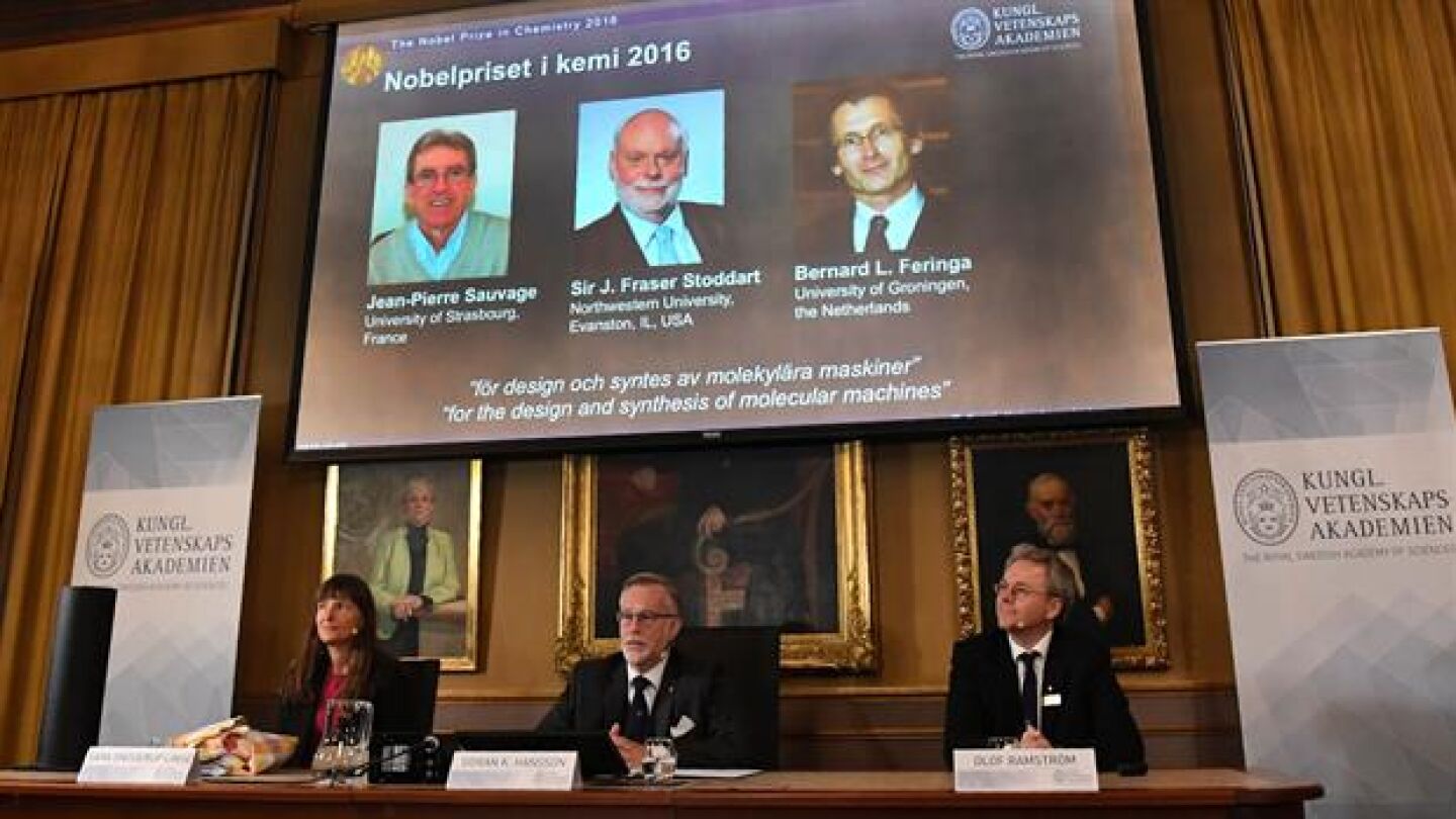 Premio Nobel de Qu&iacute;mica 2016